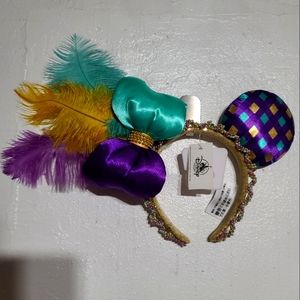 Disney Parks Mardi Gras Minnie Ears Headband
